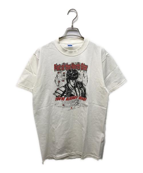 VINTAGE（ヴィンテージ）VINTAGE (ヴィンテージ) 北斗の拳 アニメTシャツ　 USA製 UNITED SPORTSボディ　 ホワイト サイズ:Mの古着・服飾アイテム