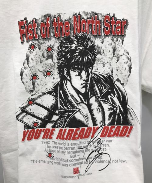 VINTAGE（ヴィンテージ）VINTAGE (ヴィンテージ) 北斗の拳 アニメTシャツ　 USA製 UNITED SPORTSボディ　 ホワイト サイズ:Mの古着・服飾アイテム