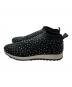 JIMMY CHOO (ジミーチュウ) クリスタルニットスニーカー ブラック サイズ:38：14000円