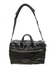 海老名鞄（エビナカバン）の古着「レザーブリーフケース」｜ブラック