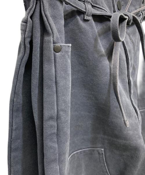 TENDER PERSON（テンダ―パーソン）TENDER PERSON (テンダ―パーソン) DOUBLE KNEES BAGGY PANTS グレー サイズ:2の古着・服飾アイテム