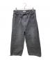 TENDER PERSON（テンダ―パーソン）の古着「DOUBLE KNEES BAGGY PANTS」｜グレー