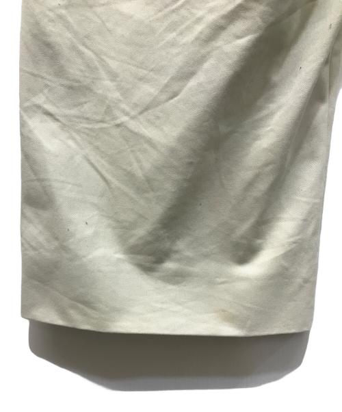 STUDIO NICHOLSON（スタジオ ニコルソン）STUDIO NICHOLSON (スタジオ ニコルソン) コットンツイルタックワイドパンツ アイボリー サイズ:Sの古着・服飾アイテム