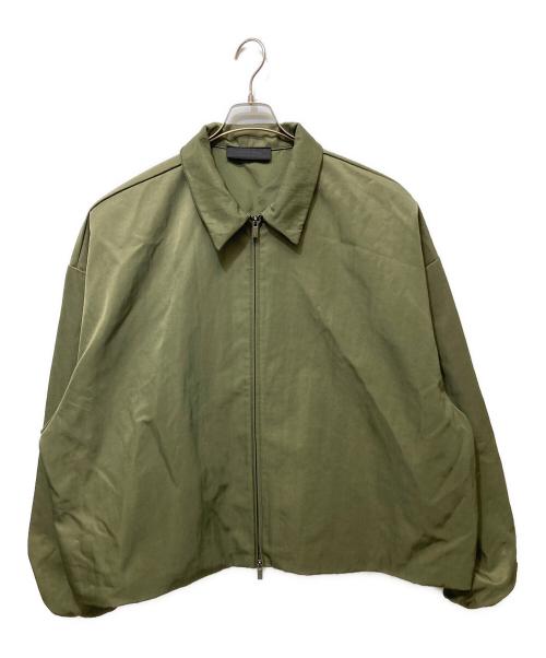FOG ESSENTIALS（フィアオブゴッド エッセンシャル）FOG ESSENTIALS (フィアオブゴッド エッセンシャル) EXTURED NYLON TRUCKER JACKET オリーブ サイズ:XLの古着・服飾アイテム