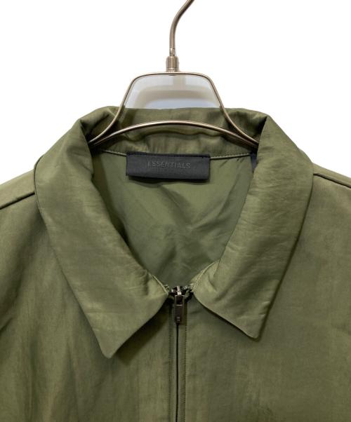 FOG ESSENTIALS（フィアオブゴッド エッセンシャル）FOG ESSENTIALS (フィアオブゴッド エッセンシャル) EXTURED NYLON TRUCKER JACKET オリーブ サイズ:XLの古着・服飾アイテム