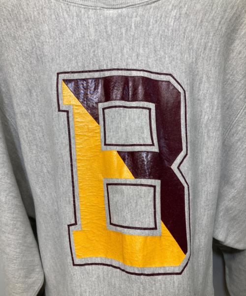 Champion（チャンピオン）Champion (チャンピオン) 90’S 両面プリント リバースウィーブスウェット グレー サイズ:XLの古着・服飾アイテム