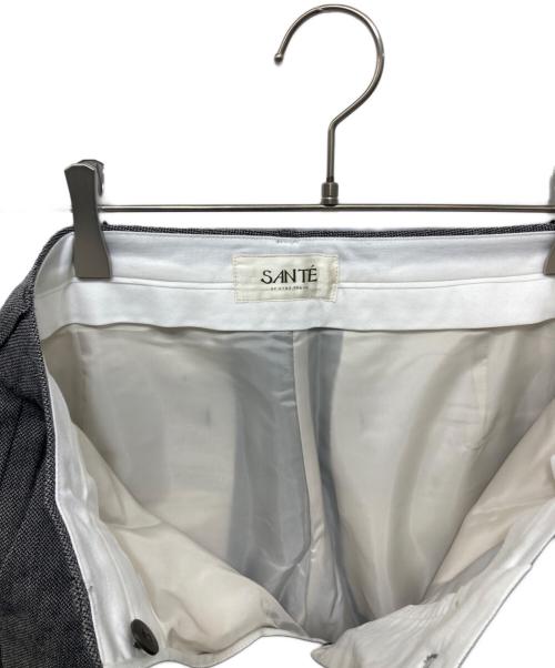 ETRE TOKYO（エトレトウキョウ）ETRE TOKYO (エトレトウキョウ) SANTEセンタークリーステーパードパンツ グレー サイズ:S 未使用品の古着・服飾アイテム