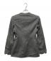 ETRE TOKYO (エトレトウキョウ) SANTEウエストシェイプノーカラージャケット グレー サイズ:S：18000円
