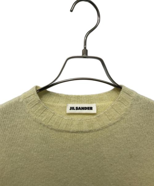 JIL SANDER（ジルサンダー）JIL SANDER (ジルサンダー) クルーネックニット イエロー サイズ:32の古着・服飾アイテム
