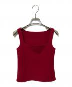 BIRROTビロット）の古着「LAY2 SLEEVELESS TOP」｜レッド