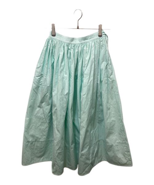 DRAWER（ドゥロワー）Drawer (ドゥロワー) ウェストコードギャザースカート スカイブルー サイズ:36の古着・服飾アイテム