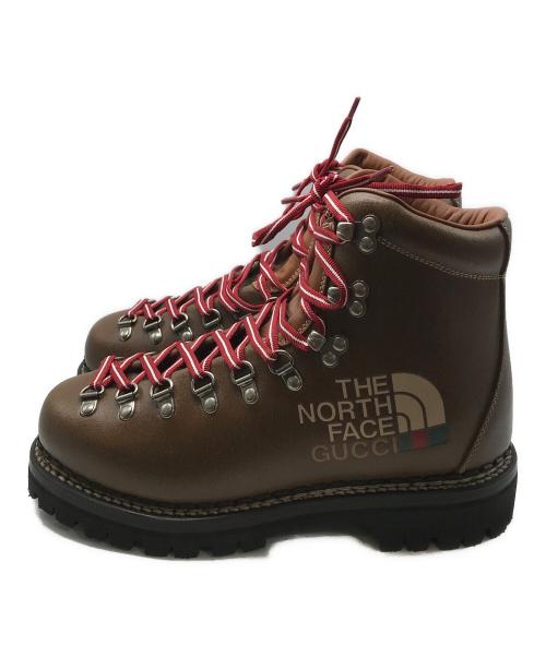 THE NORTH FACE（ザ ノース フェイス）THE NORTH FACE (ザ ノース フェイス) GUCCI (グッチ) トレッキングブーツ ブラウン サイズ:6の古着・服飾アイテム