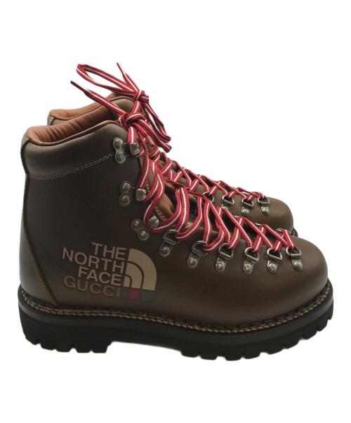 THE NORTH FACE（ザ ノース フェイス）THE NORTH FACE (ザ ノース フェイス) GUCCI (グッチ) トレッキングブーツ ブラウン サイズ:6の古着・服飾アイテム