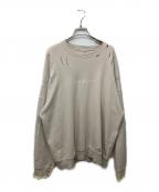 steinシュタイン）の古着「OVERSIZED REBUILD SWEAT」｜ベージュ