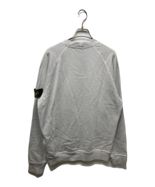 STONE ISLAND（ストーンアイランド）STONE ISLAND (ストーンアイランド) ロゴパッチクルーネックスウェット グレー サイズ:Mの古着・服飾アイテム