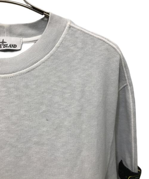 STONE ISLAND（ストーンアイランド）STONE ISLAND (ストーンアイランド) ロゴパッチクルーネックスウェット グレー サイズ:Mの古着・服飾アイテム