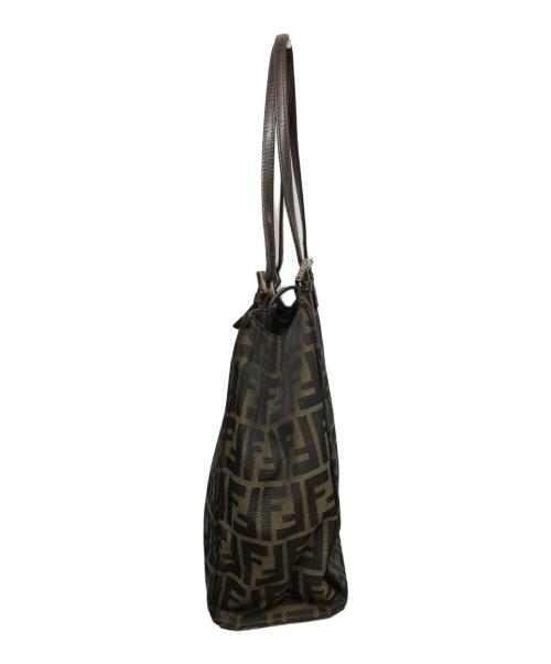 FENDI（フェンディ）FENDI (フェンディ) ズッカ柄トートバッグ ブラウンの古着・服飾アイテム
