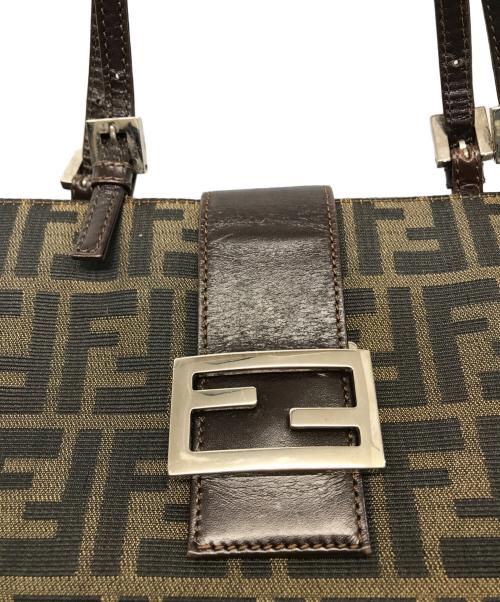 FENDI（フェンディ）FENDI (フェンディ) ズッカ柄トートバッグ ブラウンの古着・服飾アイテム