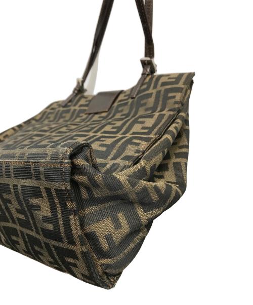 FENDI（フェンディ）FENDI (フェンディ) ズッカ柄トートバッグ ブラウンの古着・服飾アイテム