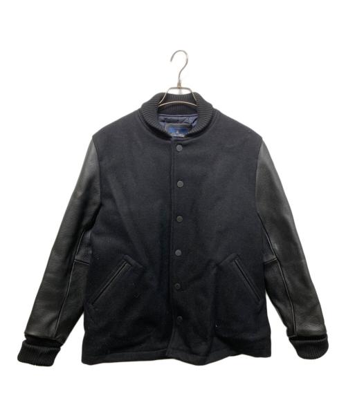 BROOKS BROTHERS（ブルックスブラザーズ）BROOKS BROTHERS (ブルックスブラザーズ) スリーブレザースタジャン ブラック サイズ:Sの古着・服飾アイテム