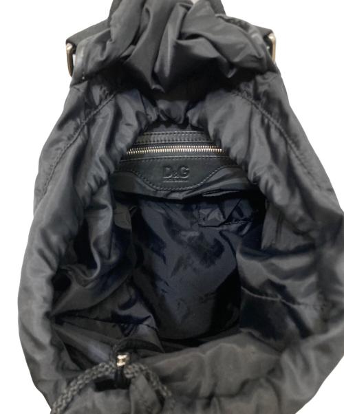 D&G（ディーアンドジー）D&G (ディーアンドジー) ナイロンマルチポケットバックパック ブラックの古着・服飾アイテム