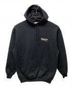 BALENCIAGAバレンシアガ）の古着「キャンペーンロゴ プルオーバーパーカー」｜ブラック