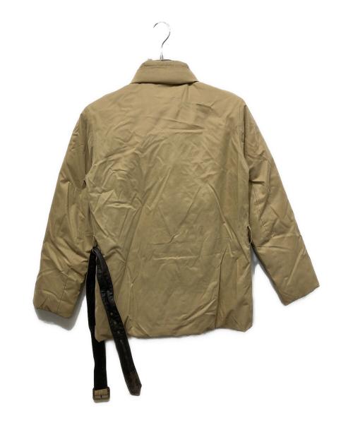 MONCLER（モンクレール）MONCLER (モンクレール) ファートリミングダウンジャケット ベージュの古着・服飾アイテム