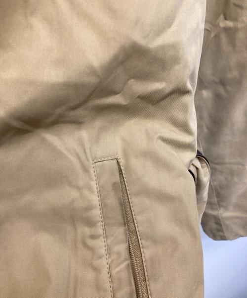 MONCLER（モンクレール）MONCLER (モンクレール) ファートリミングダウンジャケット ベージュの古着・服飾アイテム