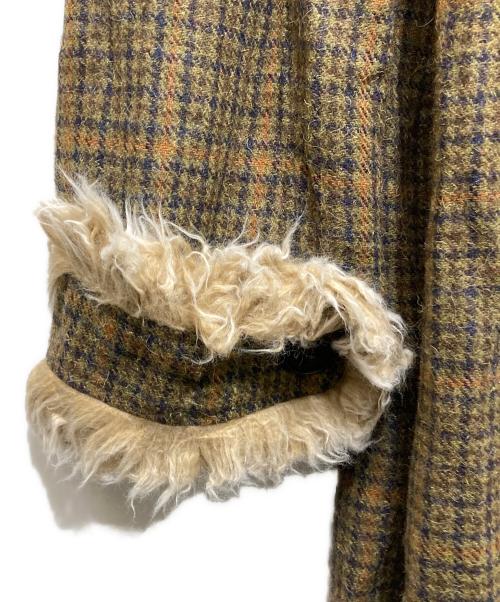 OPEN YY（オープンワイワイ）OPEN YY (オープンワイワイ) faux fur trim coat オリーブ サイズ:M 未使用品の古着・服飾アイテム