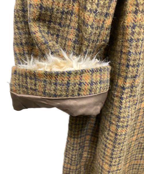 OPEN YY（オープンワイワイ）OPEN YY (オープンワイワイ) faux fur trim coat オリーブ サイズ:M 未使用品の古着・服飾アイテム