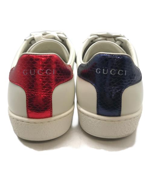 GUCCI（グッチ）GUCCI (グッチ) シェリーラインスニーカー ホワイト サイズ:37の古着・服飾アイテム