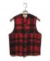 FILSON（フィルソン）の古着「チェックマッキーノベスト」｜レッド×ブラック