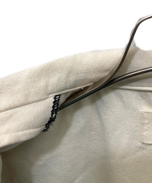 yokosakamoto（ヨウコサカモト）yokosakamoto (ヨウコサカモト) ペイントジャケット ベージュ サイズ:Lの古着・服飾アイテム