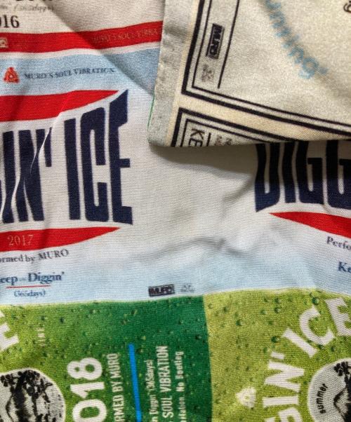 sillage（シアージ）sillage (シアージ) オープンカラーシャツ ベージュ×グリーン サイズ:Freeの古着・服飾アイテム