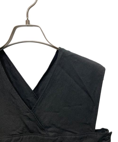 HYKE（ハイク）HYKE (ハイク) Linen Maxi Dress ブラック サイズ:1の古着・服飾アイテム