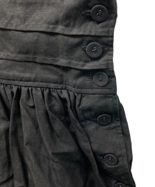 HYKE（ハイク）HYKE (ハイク) Linen Maxi Dress ブラック サイズ:1の古着・服飾アイテム