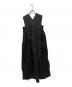 HYKE (ハイク) Linen Maxi Dress ブラック サイズ:1：23000円