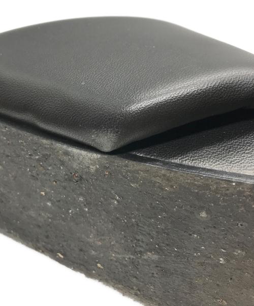 JIL SANDER（ジルサンダー）JIL SANDER (ジルサンダー) クロスストラップスライドサンダル ブラック サイズ:36の古着・服飾アイテム