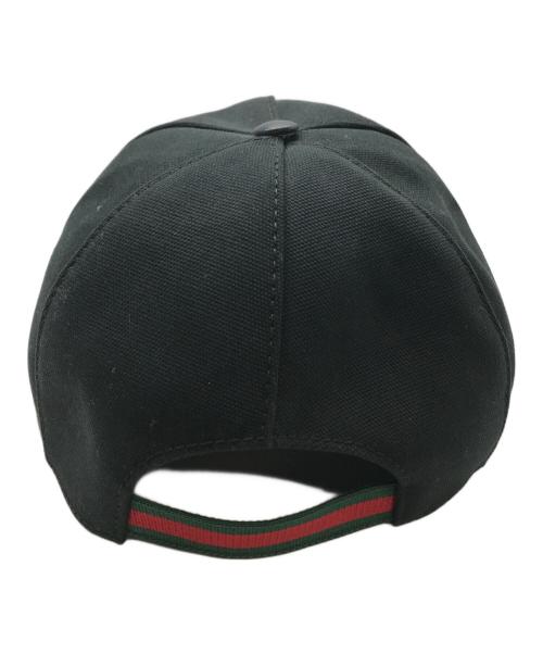 GUCCI（グッチ）GUCCI (グッチ) ベースボールキャップ ブラック サイズ:Lの古着・服飾アイテム