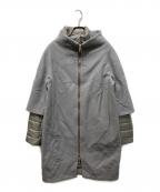 HERNOヘルノ）の古着「レイヤードコート」｜グレー