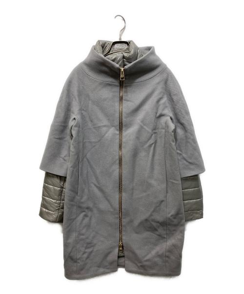 HERNO（ヘルノ）HERNO (ヘルノ) レイヤードコート グレー サイズ:42の古着・服飾アイテム