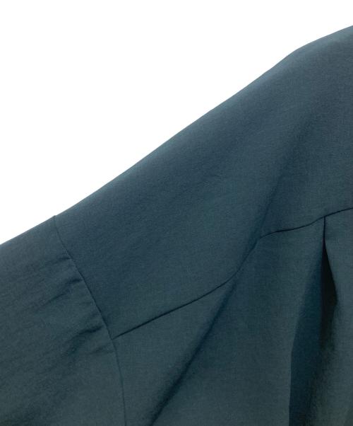 ATTACHMENT（アタッチメント）ATTACHMENT (アタッチメント) DROP SHOULDER OPEN COLLAR S/S SH グリーン サイズ:1の古着・服飾アイテム