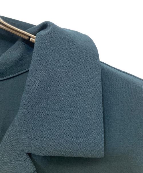 ATTACHMENT（アタッチメント）ATTACHMENT (アタッチメント) DROP SHOULDER OPEN COLLAR S/S SH グリーン サイズ:1の古着・服飾アイテム