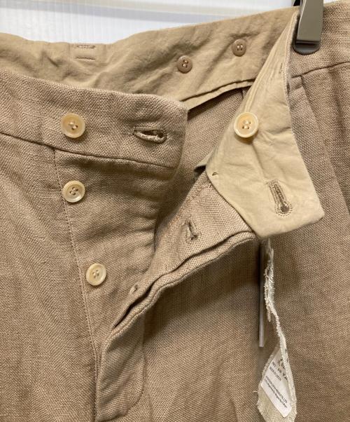 Vlas Blomme（ヴラスブラム）Vlas Blomme (ヴラスブラム) リネンパンツ ベージュ サイズ:4の古着・服飾アイテム