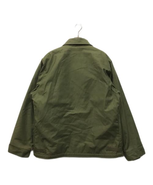 U'S NAVY（ユーエスネイビー）U'S NAVY (ユーエスネイビー) 80’S A-2 デッキジャケット オリーブ サイズ:XLの古着・服飾アイテム