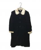 MIU MIUミュウミュウ）の古着「ベルベッドコート」｜ブラック