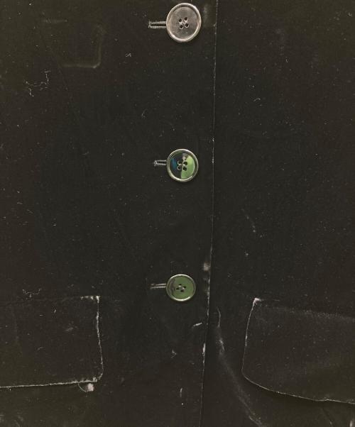 MIU MIU（ミュウミュウ）MIU MIU (ミュウミュウ) ベルベッドコート ブラック サイズ:40の古着・服飾アイテム