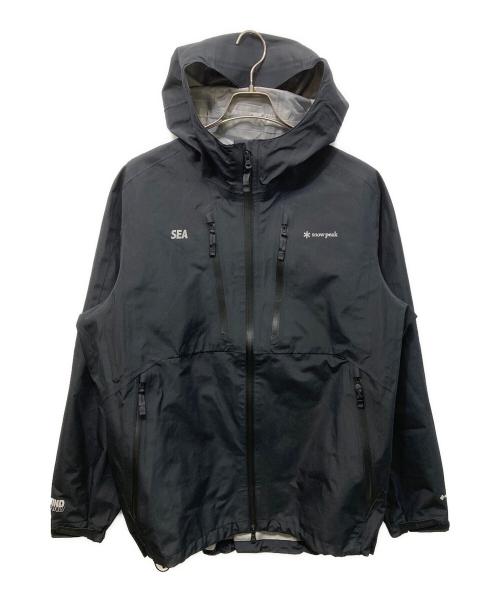 Snow peak（スノーピーク）Snow peak (スノーピーク) WIND AND SEA (ウィンダンシー) Gore-Tex Jacket ブラック サイズ:XLの古着・服飾アイテム