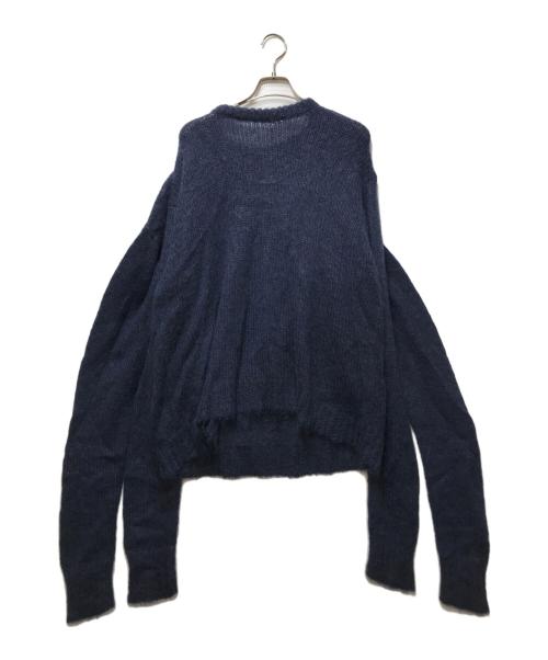 ROKH（ロク）Rokh (ロク) デザインニット ネイビー サイズ:XLの古着・服飾アイテム