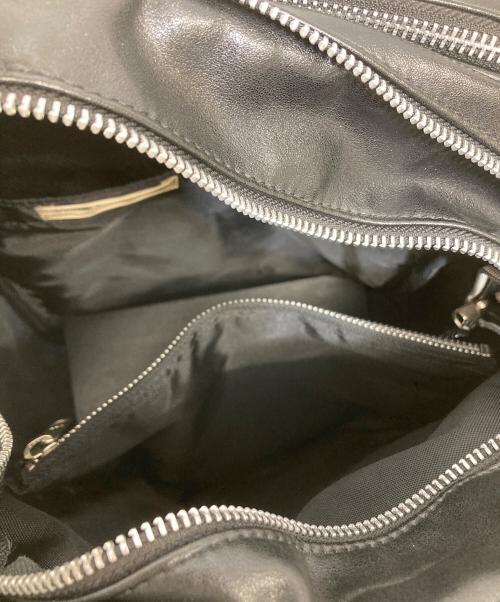 COMME des GARCONS（コムデギャルソン）COMME des GARCONS (コムデギャルソン) フェイクレザーショルダーバッグ ブラックの古着・服飾アイテム